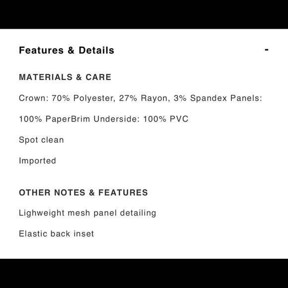 Rag & Bone Packable Lightweight Mesh Visor - Picture 6 of 6